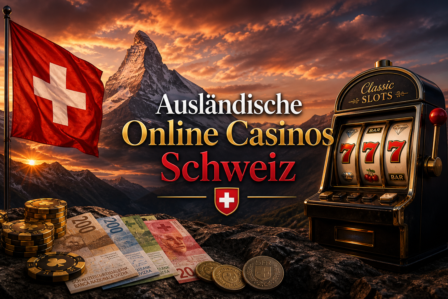 Casino en ligne international et casino en ligne étranger pour joueurs suisses
